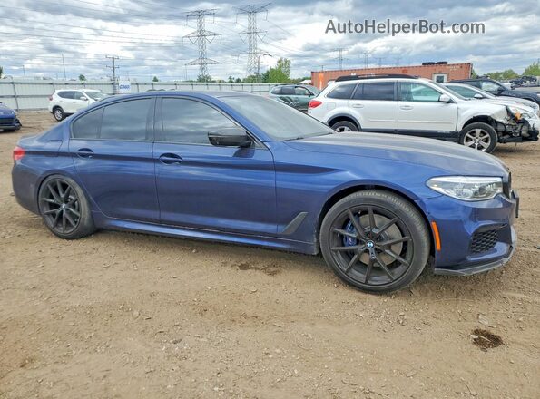 WBAJB9C54KB464312 2019 BMW M5 Blue 