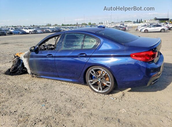 WBAJB9C55KB465226 2019 BMW M5 Blue Tył lewy