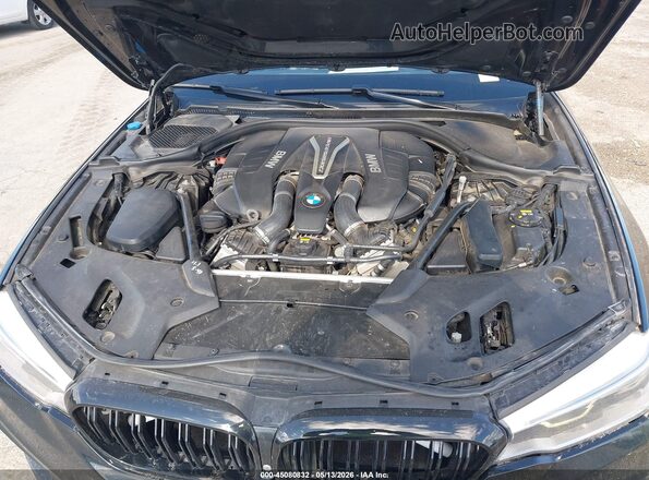 WBAJB9C57JB035096 2018 BMW 7 SERIES Black Вид ззаду