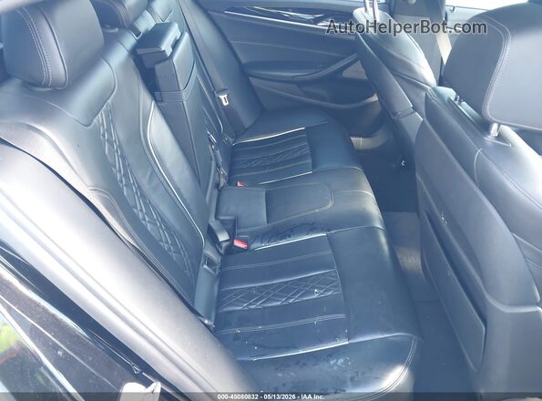 WBAJB9C57JB035096 2018 BMW 7 SERIES Black Вид наклейки з VIN-кодом