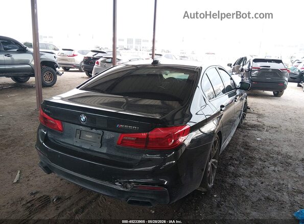WBAJB9C58JB286922 2018 BMW 5 SERIES Черный Задняя правая четверть