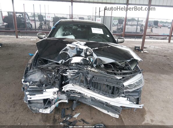 WBAJB9C58JB286922 2018 BMW 5 SERIES Черный Вид спереди