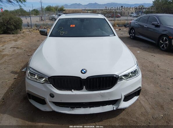 WBAJB9C5XJB050160 2018 BMW 7 SERIES Белый Вид панели приборов