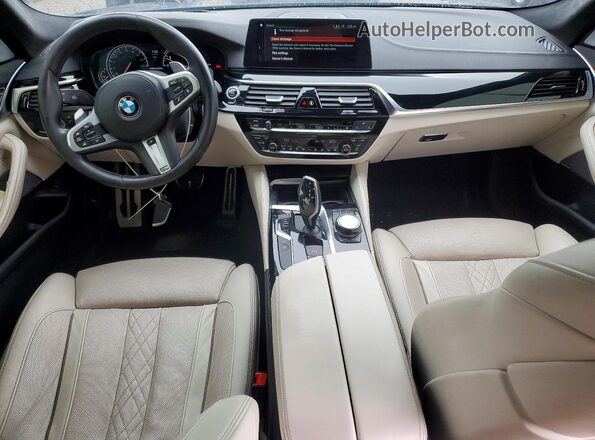 WBAJB9C5XJB286968 2018 BMW M5 Black Vista del salpicadero