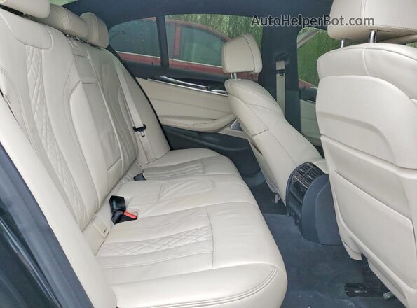 WBAJB9C5XJB286968 2018 BMW M5 Black Vista de los asientos traseros