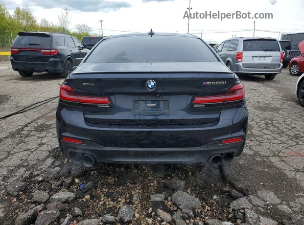 WBAJB9C5XJB286968 2018 BMW M5 Black Vista trasera