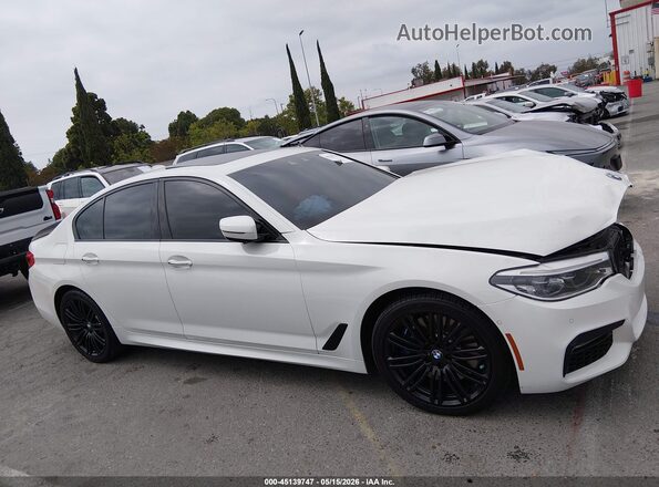 WBAJE5C34HG477779 2017 BMW 5 SERIES White უკანა სალონის ხედი
