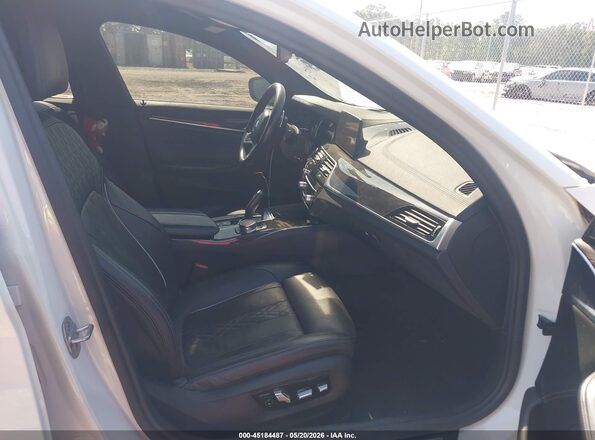 WBAJE5C36HG917095 2017 BMW 5 SERIES White Vista interior delantera