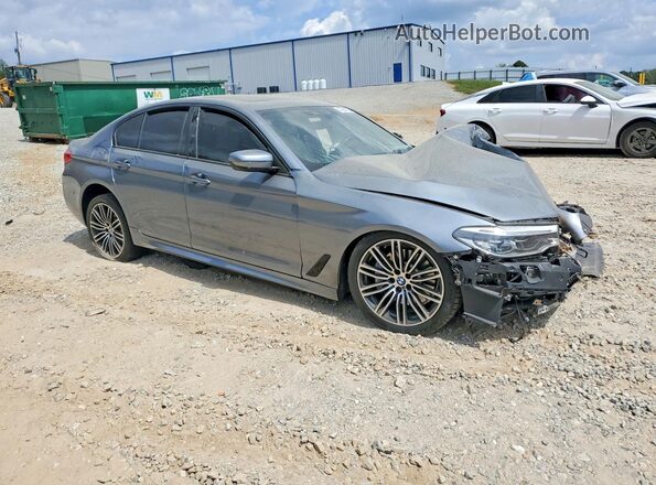 WBAJE5C57KWW13384 2019 BMW 5 SERIES Blue წინა მარჯვენა