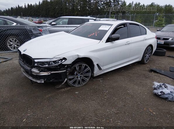 WBAJE7C32HG887122 2017 BMW 7 SERIES White Front left