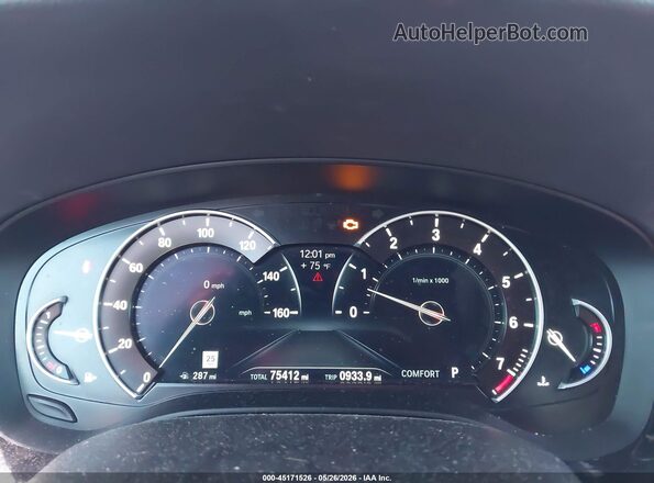 WBAJE7C37HG887424 2017 BMW 5 SERIES White Vista de los asientos traseros