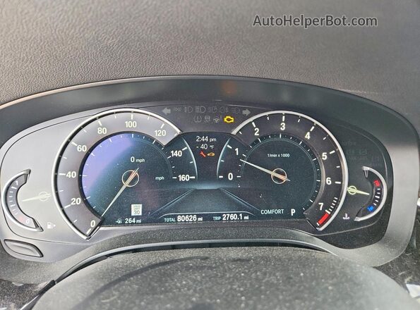 WBAJE7C38HG890980 2017 BMW 7 SERIES Silver 