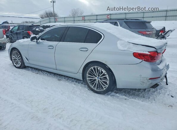 WBAJE7C39HG890292 2017 BMW 5 SERIES Silver Tył lewy
