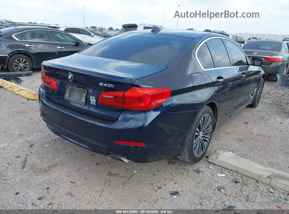 WBAJE7C50JWC56207 2018 BMW 5 SERIES Blue Trasero derecho