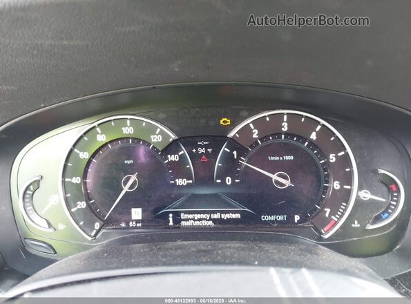 WBAJE7C50JWC56207 2018 BMW 5 SERIES Blue Vista de los asientos traseros