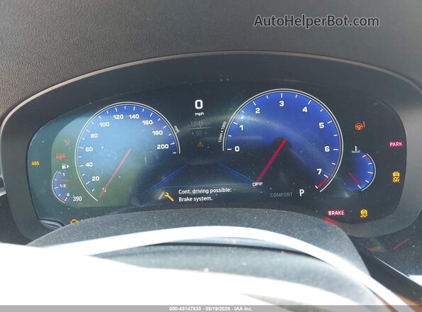 WBAJE7C50KWW12900 2019 BMW 5 SERIES White უკანა სავარძლების ხედი