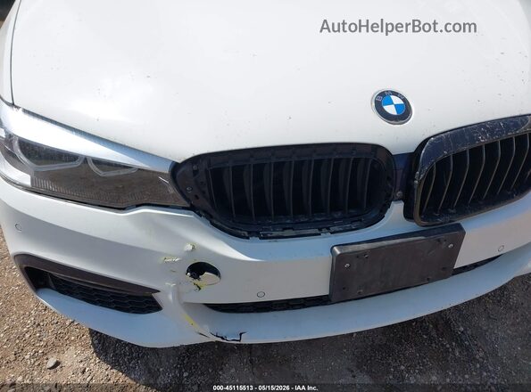 WBAJE7C50KWW20284 2019 BMW 5 SERIES White Front view