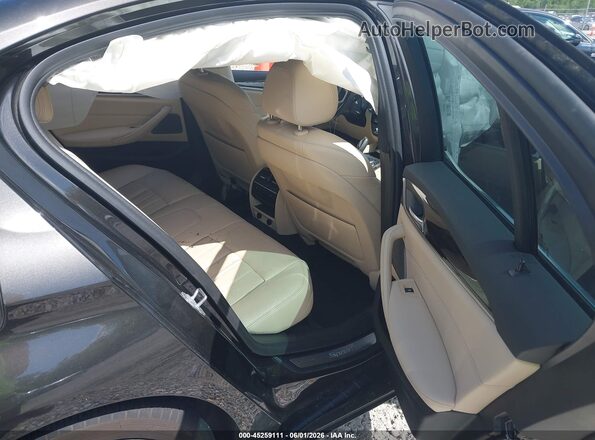 WBAJE7C52JWC54619 2018 BMW 5 SERIES Black Widok naklejki z numerem VIN