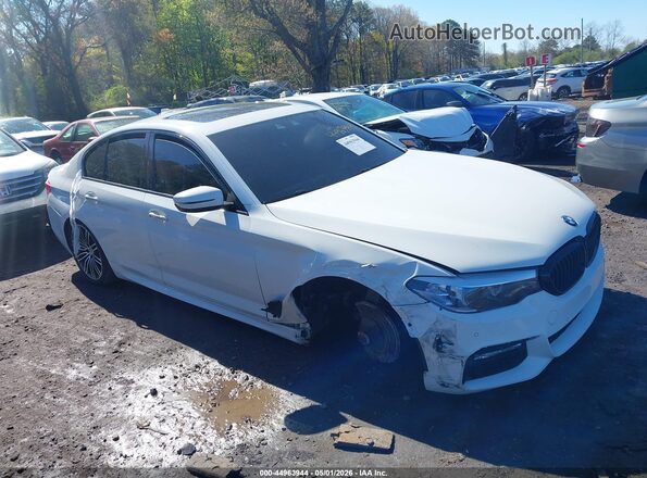 WBAJE7C56JG891360 2018 BMW 5 SERIES White Սարքավորումների վահանակի տեսք