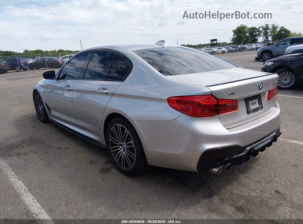 WBAJE7C59KG893198 2019 BMW 5 SERIES Silver Rear left