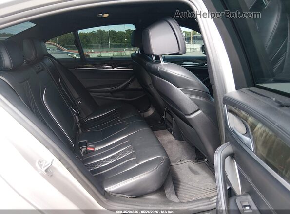 WBAJE7C59KG893198 2019 BMW 5 SERIES Silver VIN sticker view
