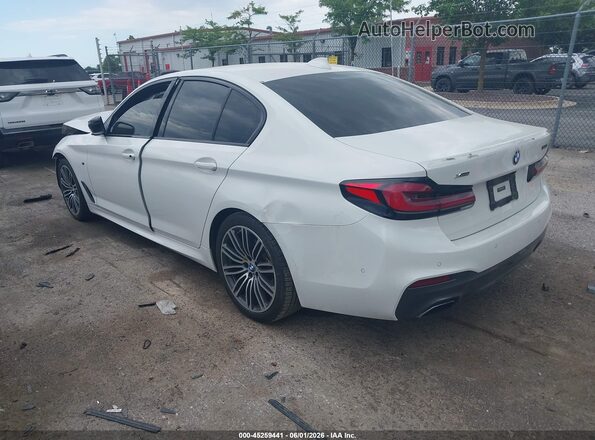 WBAJE7C5XKWW11138 2019 BMW 5 SERIES Белый Задняя левая четверть