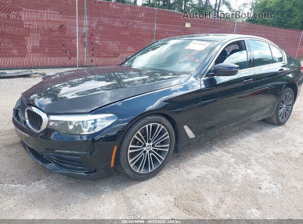 WBAJR3C08LWW64438 2020 BMW 5 SERIES Black Передня ліва чверть