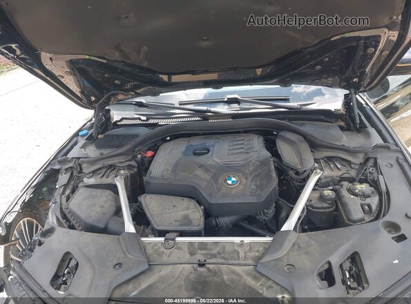 WBAJR3C08LWW64438 2020 BMW 5 SERIES Black Вид ззаду