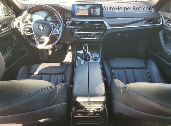 WBAJR7C04LWW65268 2020 BMW 5 SERIES White წინა პანელის ხედი
