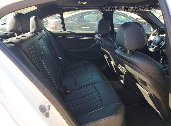 WBAJR7C04LWW65268 2020 BMW 5 SERIES White უკანა სავარძლების ხედი