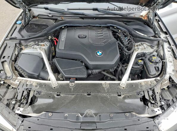 WBAJR7C05LWW65201 2020 BMW 5 SERIES Silver Սալոնի հետևի տեսք