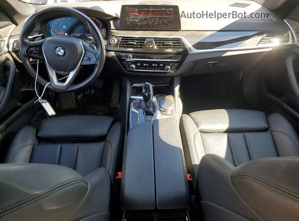 WBAJR7C07LCD65602 2020 BMW 5 SERIES Blue წინა პანელის ხედი
