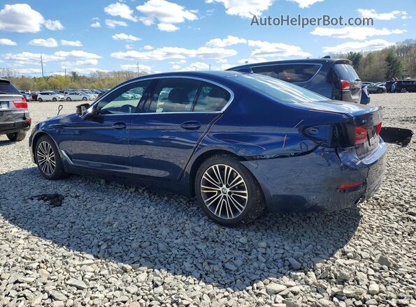 WBAJR7C07LCD65602 2020 BMW 5 SERIES Blue უკანა მარცხენა