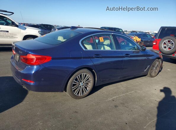 WBAJS1C03LCD74623 2020 BMW 5 SERIES Blue Հետևի աջ