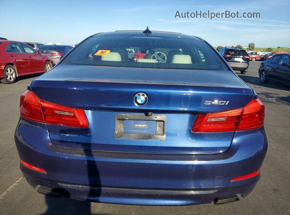WBAJS1C03LCD74623 2020 BMW 5 SERIES Blue Հետևի տեսք