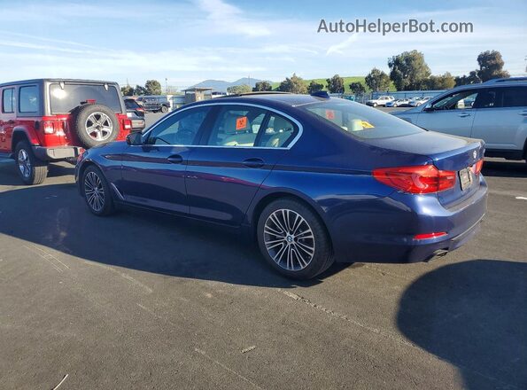 WBAJS1C03LCD74623 2020 BMW 5 SERIES Blue Հետևի ձախ