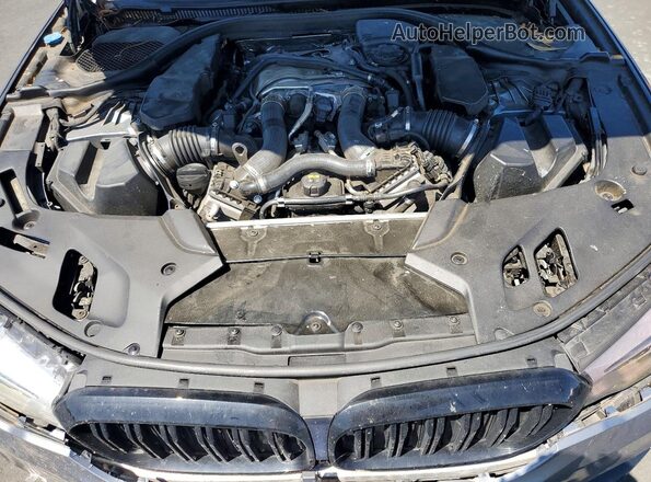 WBAJS7C02LBN96219 2020 BMW M5 Blue Вид задньої частини салону