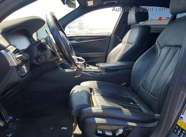 WBAJS7C02LBN96219 2020 BMW M5 Blue Вид салону спереду