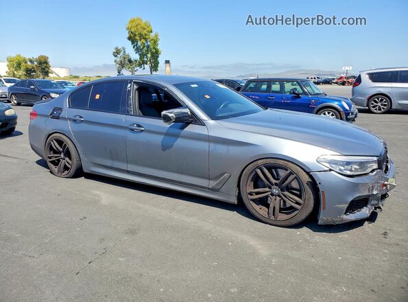 WBAJS7C02LBN96219 2020 BMW M5 Blue Передня права чверть