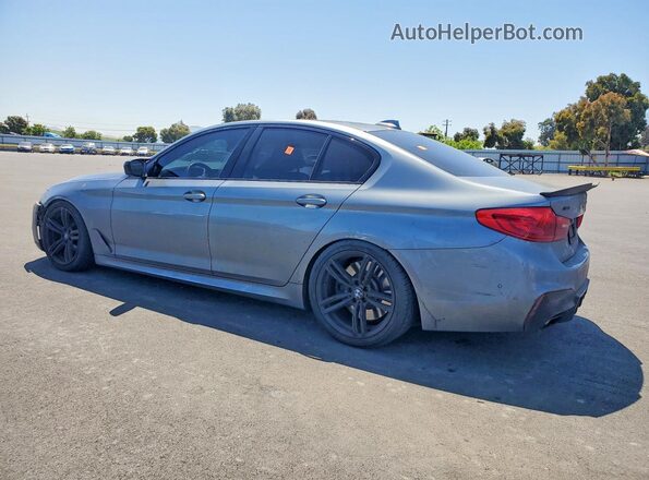 WBAJS7C02LBN96219 2020 BMW M5 Blue Задня ліва чверть