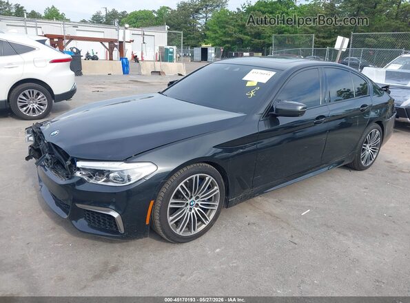 WBAJS7C07LCE02779 2020 BMW 5 SERIES Black Передня ліва чверть