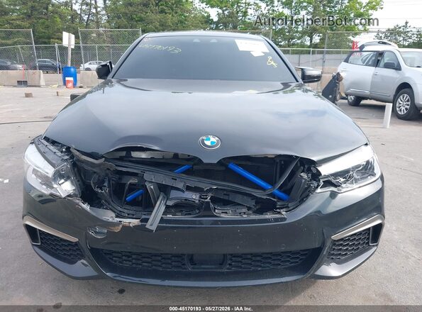WBAJS7C07LCE02779 2020 BMW 5 SERIES Black Вид спереду