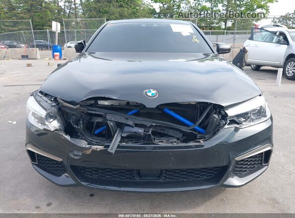WBAJS7C07LCE02779 2020 BMW 5 SERIES Black Вид щитка приладів