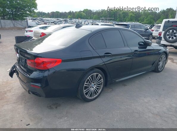 WBAJS7C07LCE02779 2020 BMW 5 SERIES Black Задня права чверть