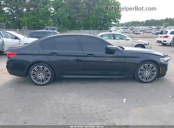 WBAJS7C07LCE02779 2020 BMW 5 SERIES Black Вид задньої частини салону