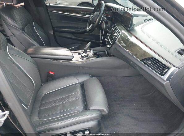 WBAJS7C07LCE02779 2020 BMW 5 SERIES Black Вид салону спереду