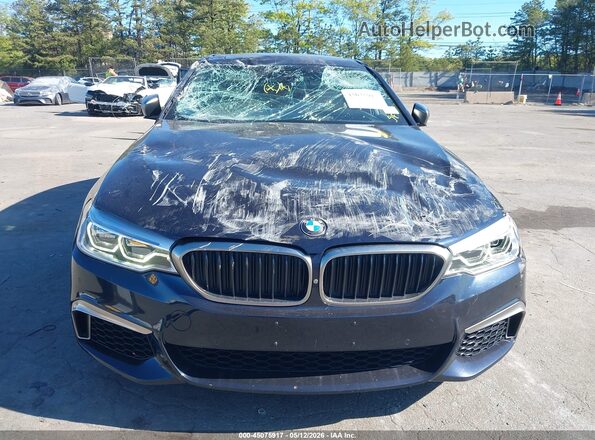 WBAJS7C08LBN96743 2020 BMW 5 SERIES Black ხელსაწყოთა პანელის ხედი