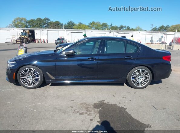 WBAJS7C08LBN96743 2020 BMW 5 SERIES Black სალონის 360-გრადუსიანი ხედი