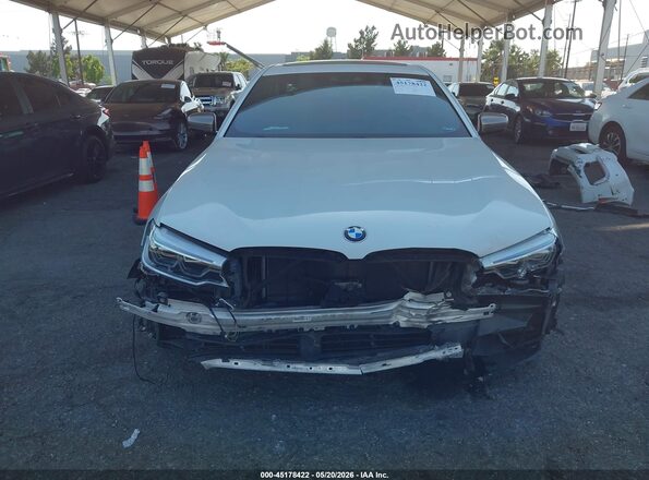 WBAJS7C09LCD45856 2020 BMW 5 SERIES White Vista interior trasera