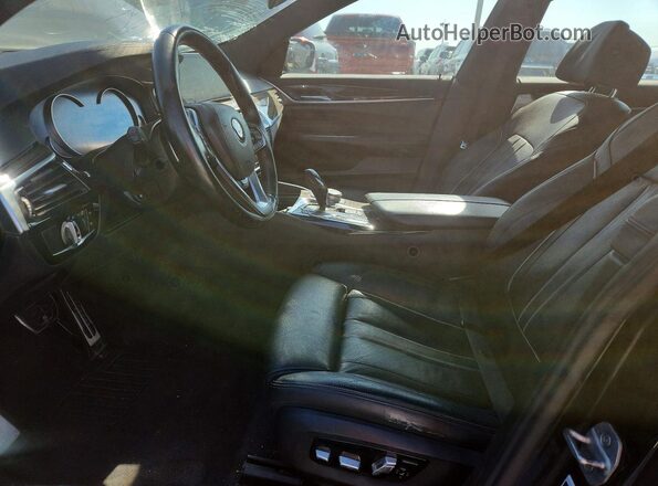 WBAJV6C50JBK07099 2018 BMW 6 SERIES Черный Вид салона спереди